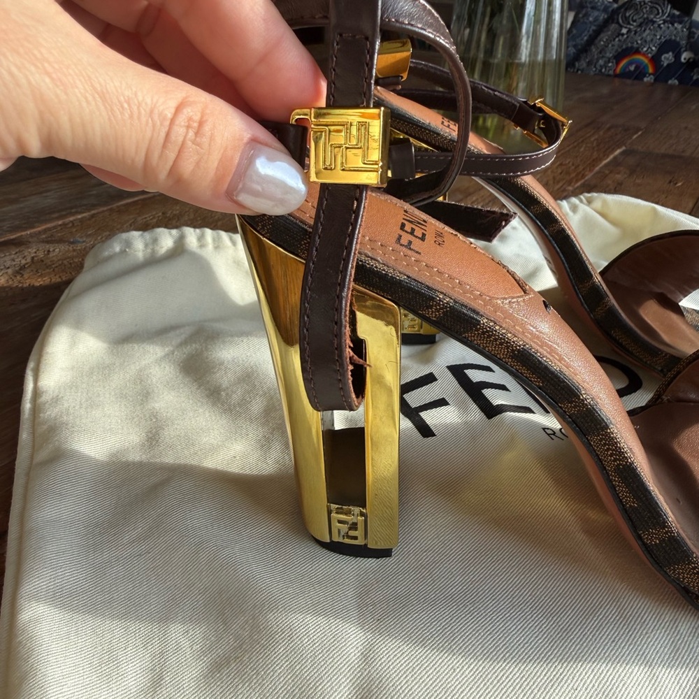 Fendi
FF 95MM Traced Heel Sandals - Picture 3 of 7